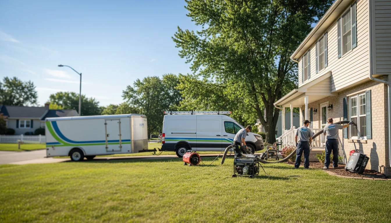 Flooded Basement Restoration And Cleanup With Repair in Patriot, OH near me